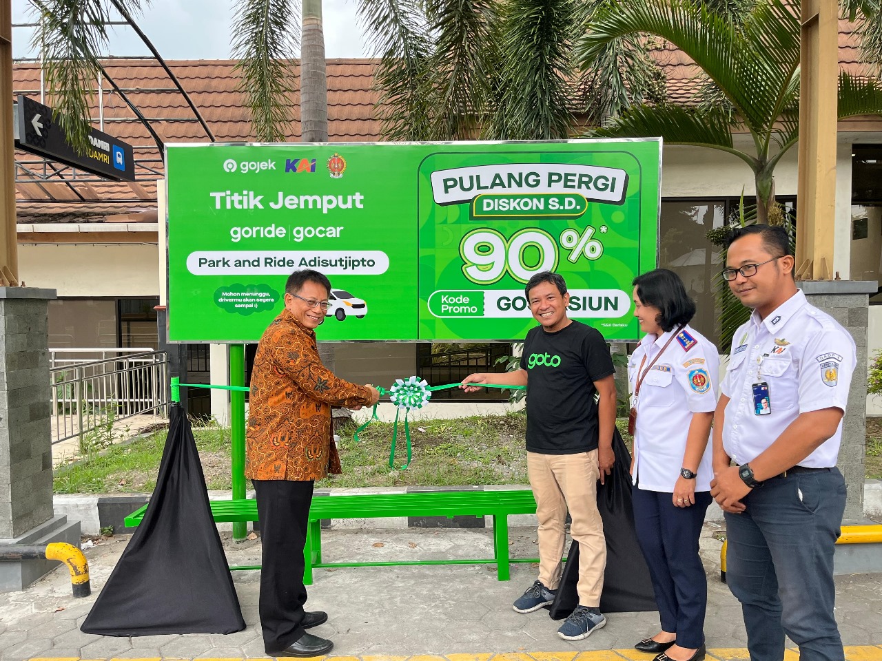 Titik Jemput Baru Gojek Sekarang Hadir di Park And Ride Adisutjipto, Perkuat Integrasi Moda di Stasiun Maguwoharjo