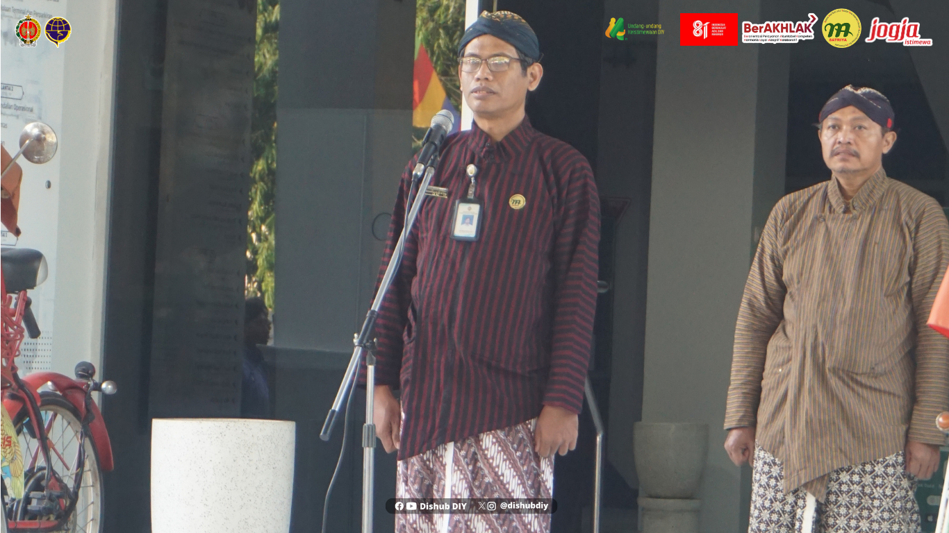 Dishub DIY Kenakan Busana Daerah dalam Apel, Kepala Balai Tekankan Adaptasi dan Penyelesaian Tugas