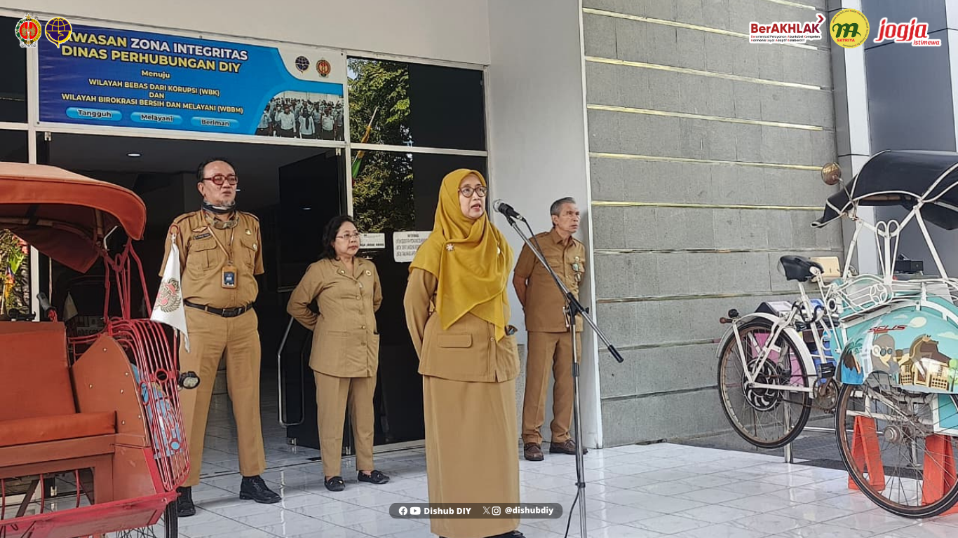 Dishub DIY Gelar Apel Pagi, Bahas Persiapan Tugas dan Rangkaian Kegiatan Agustus