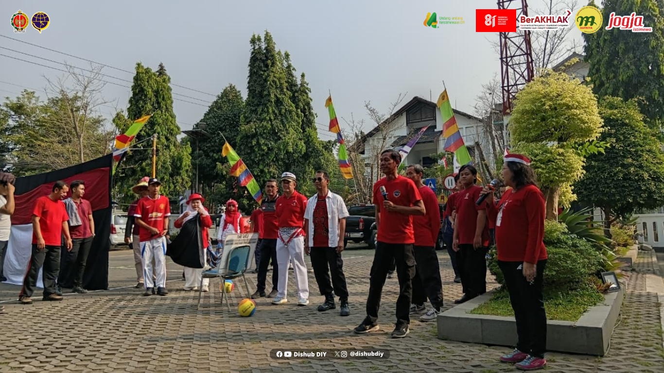 Semarak HUT ke-81 RI, Dishub DIY Gelar Beragam Lomba dan Ajak Pegawai Pererat Kebersamaan