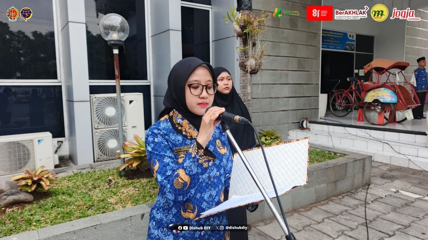 Upacara HUT Ke-81 Kemerdekaan RI di Dishub DIY, Teguhkan Komitmen Membangun Yogyakarta yang Berdaulat, Adil, dan Makmur