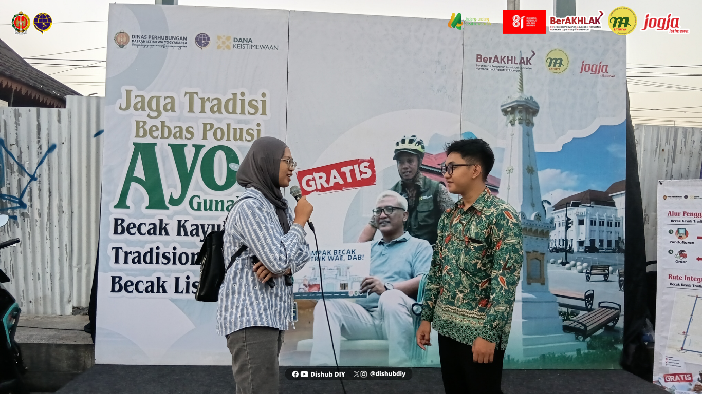 Becak Listrik Gratis, Jelajahi Malioboro dengan Cara Berbeda