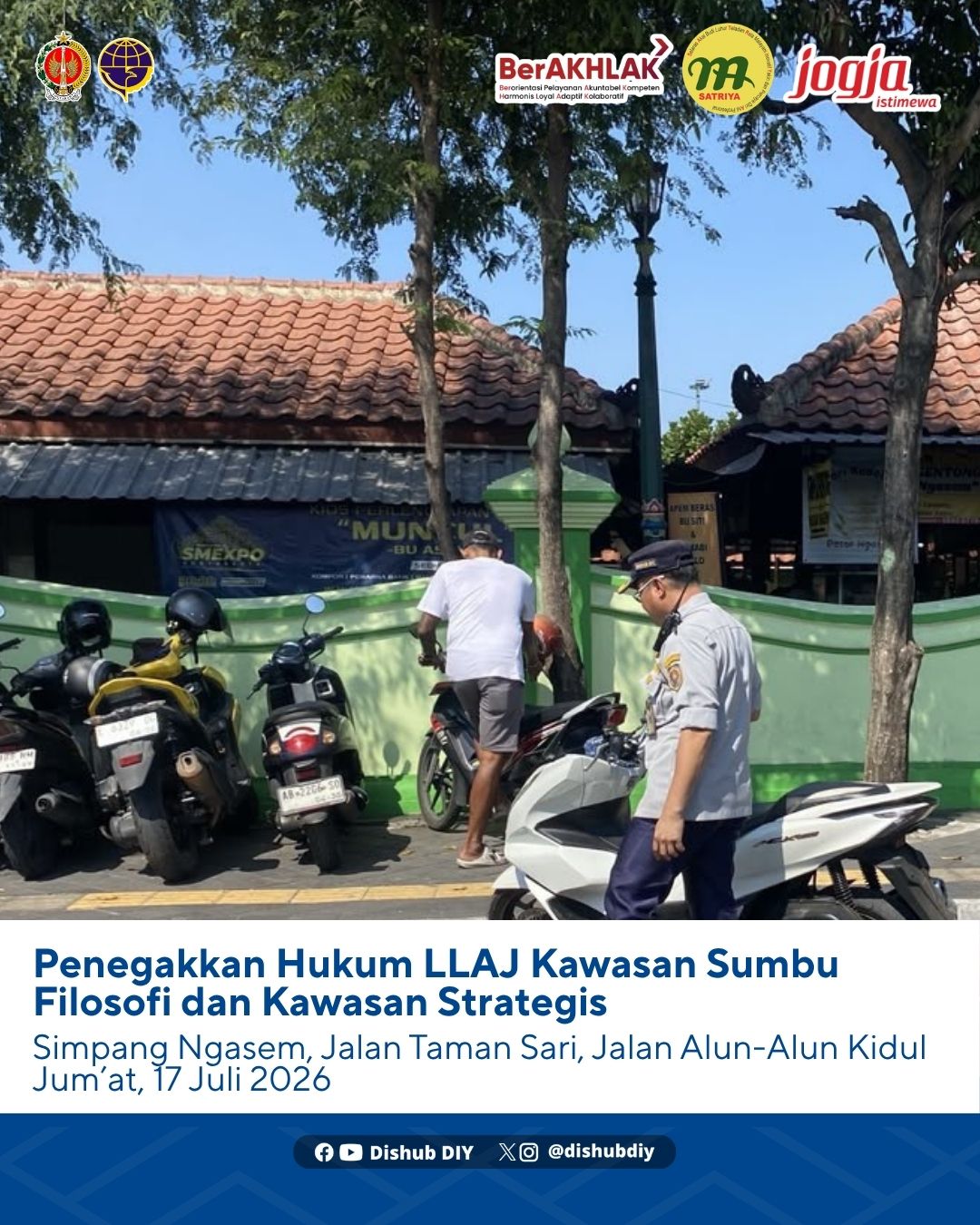 Penegakan Hukum LLAJ melalui GIAT GAKUM SUMBU FILOSOFI JOGO MARGO