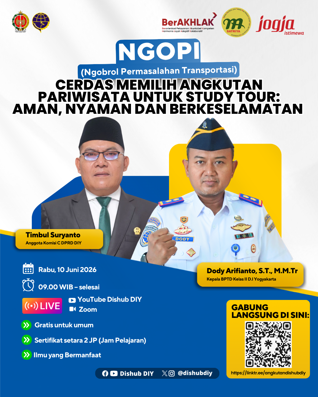 Yuk, Ikut NGOPI! Belajar Memilih Angkutan Pariwisata yang Aman untuk Study Tour