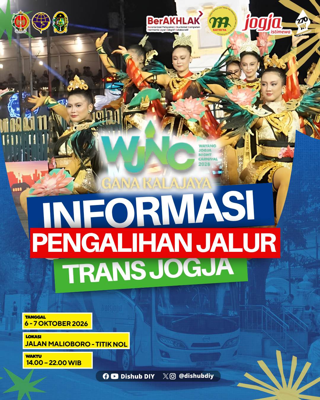 Dishub DIY Dukung Kelancaran WJNC 2026 melalui Penyesuaian Jalur Trans Jogja