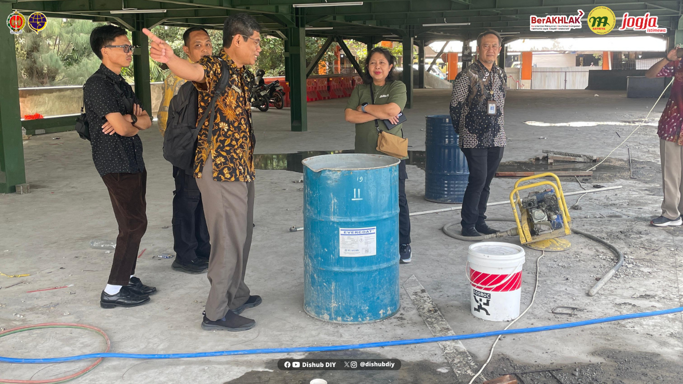 Kadishub DIY Tinjau Pembangunan TKP Ketandan, Ditargetkan Rampung Akhir Tahun