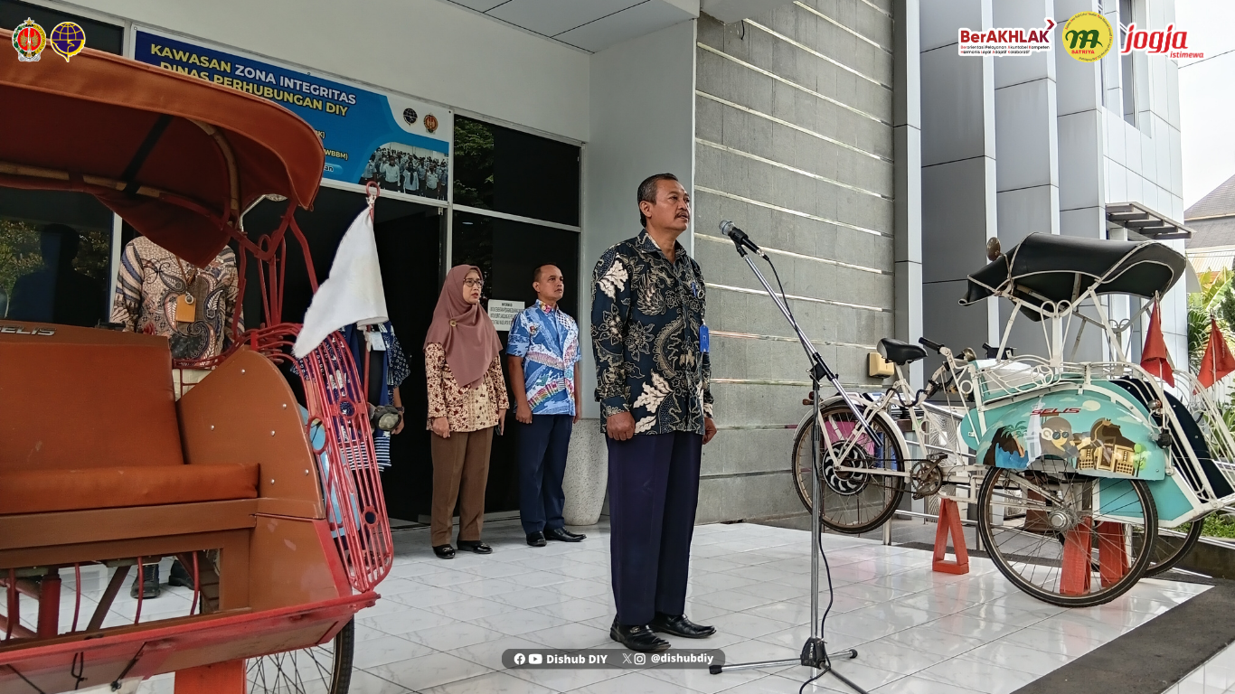 Apel Pagi Dishub DIY, Didit Suranto Ingatkan Pentingnya Pengecekan Agenda dan Koordinasi Pekerjaan