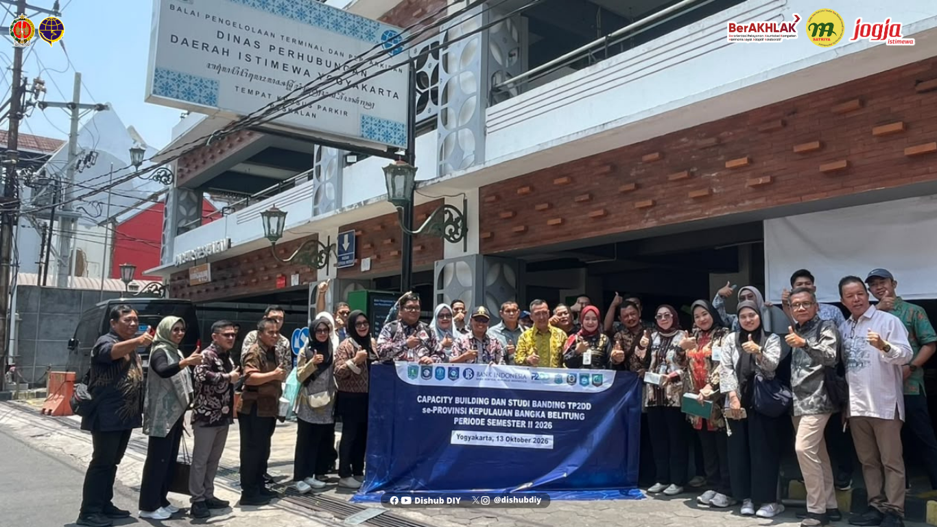 TP2DD se-Provinsi Kepulauan Bangka Belitung Studi Banding Pengelolaan Parkir Berbasis Manless/Cashless di Tempat Khusus Parkir Beskalan