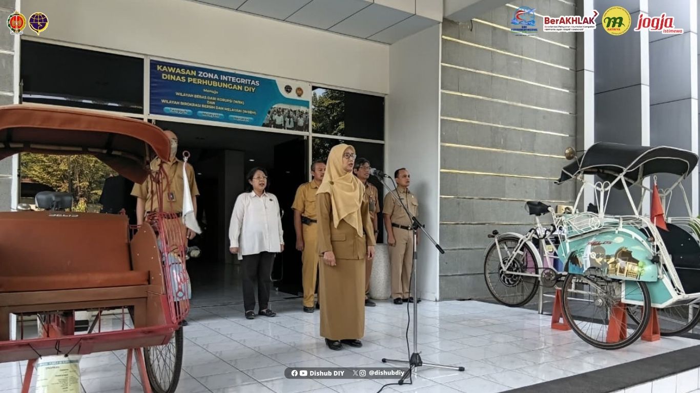 Apel Pagi Dishub DIY Soroti Penyelesaian Harhubnas dan Penataan Kawasan Malioboro