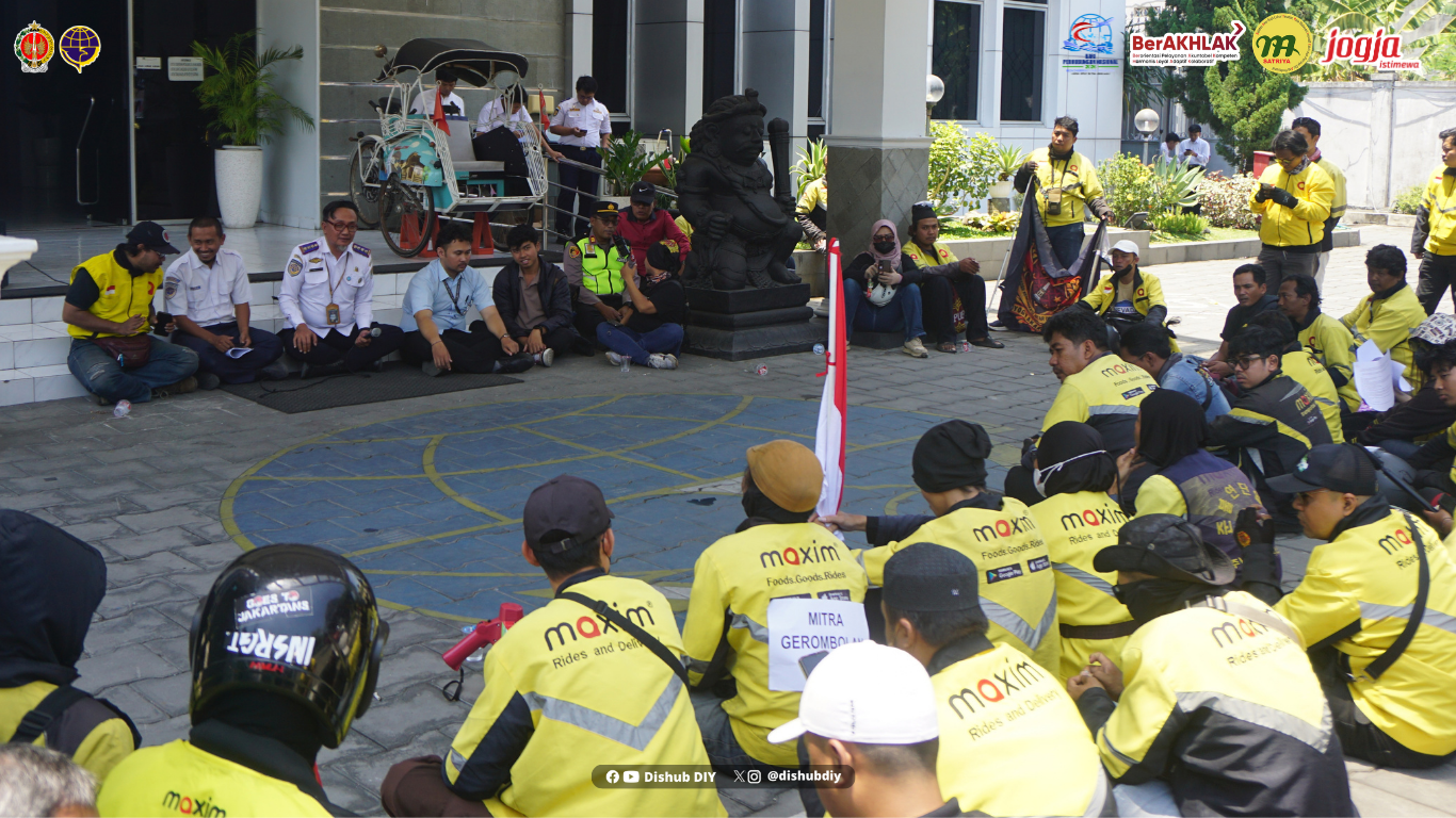Dishub DIY Tampung Aspirasi Driver Maxim, Siapkan Klarifikasi dan Mediasi dengan Aplikator