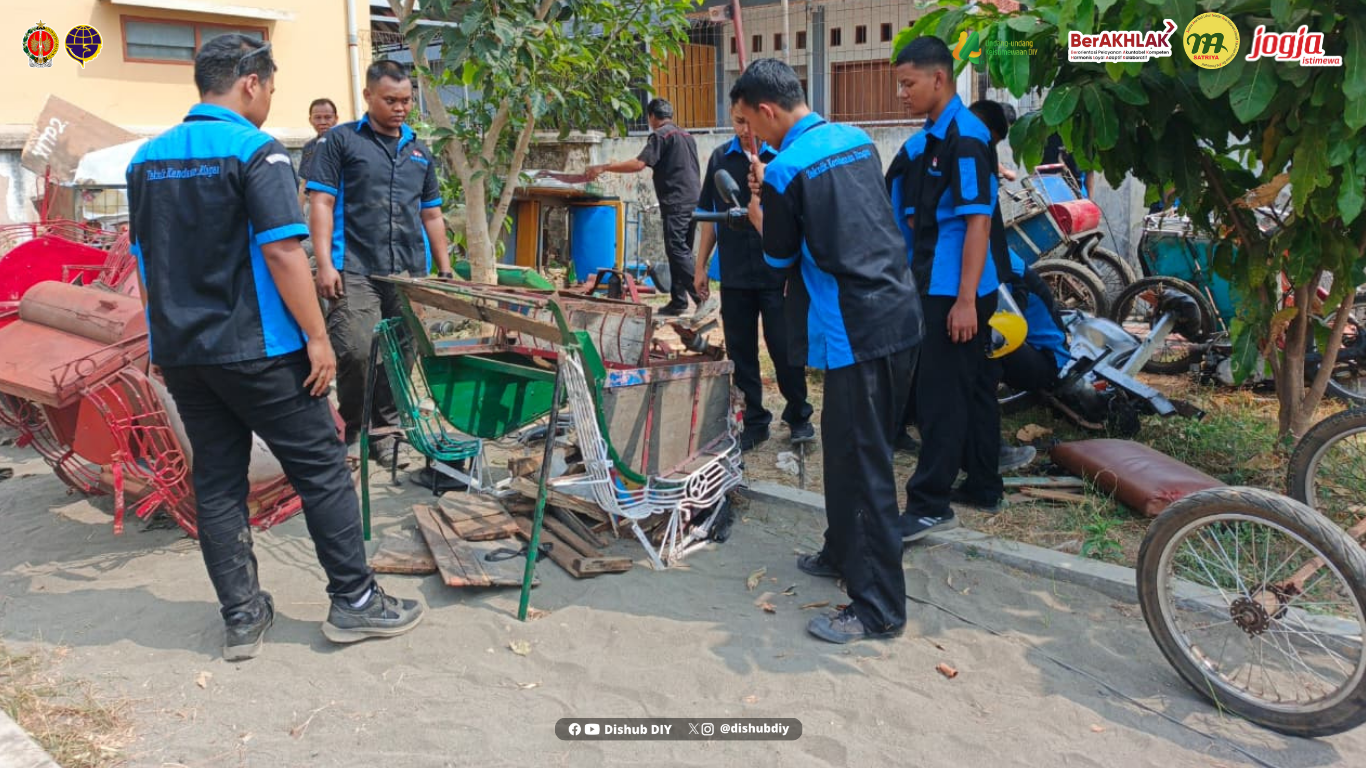 Dari Becak Motor Menuju Becak Listrik, Dishub DIY Laksanakan Pemotongan Becak Motor