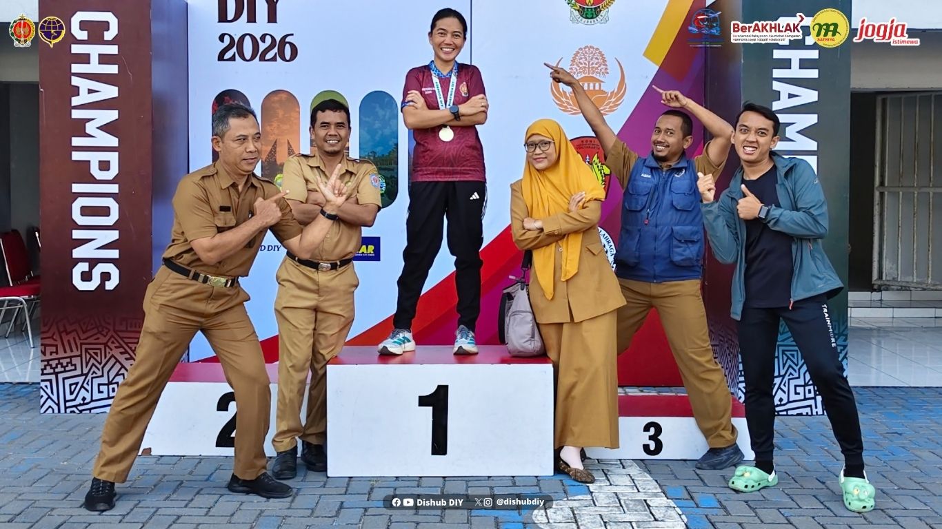 Atlet Dishub DIY Raih Juara 1 Lari 5.000 Meter PORPRIDA DIY 2026
