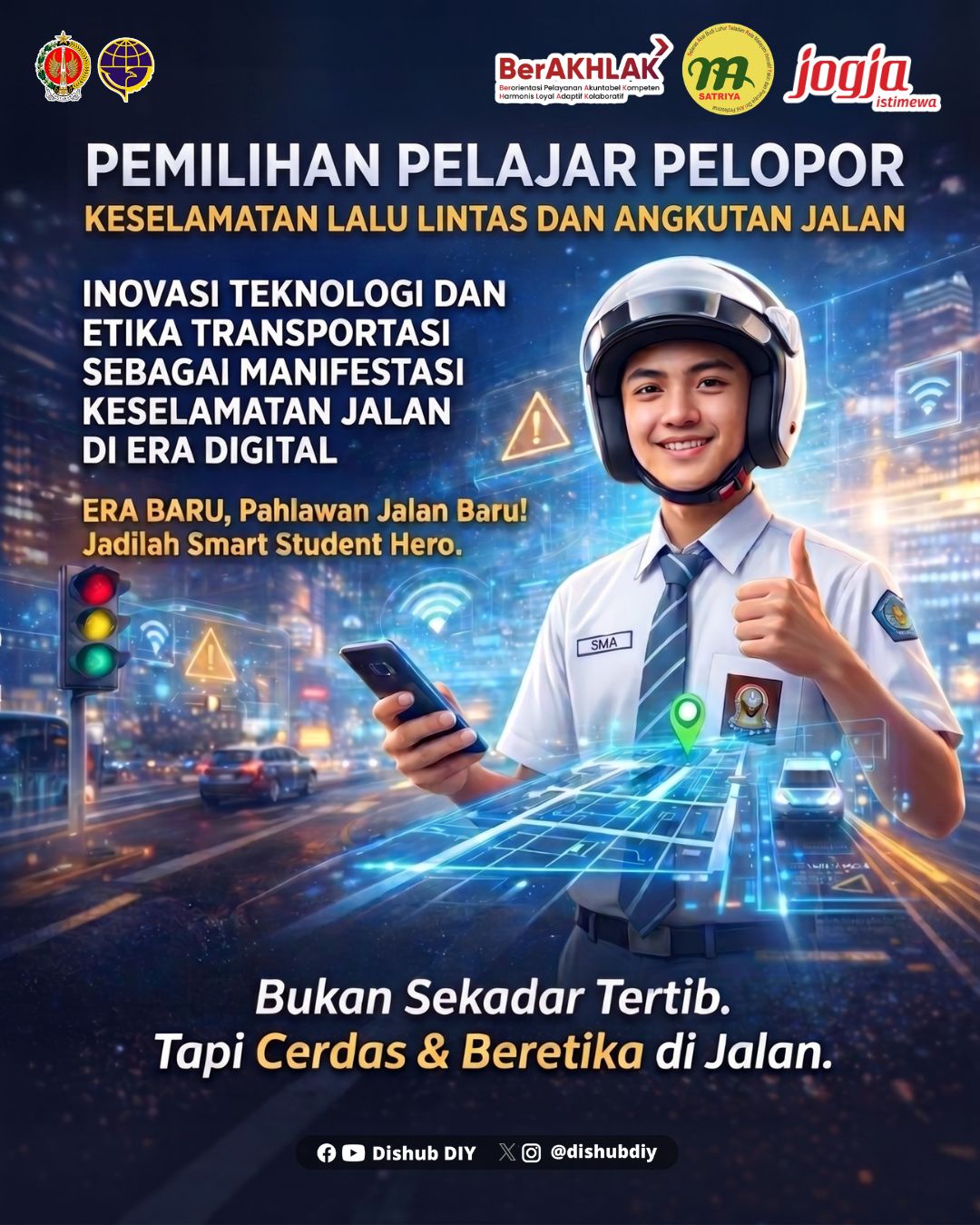 Dinas Perhubungan DIY Gelar Pemilihan Pelajar Pelopor Keselamatan Lalu Lintas 2026